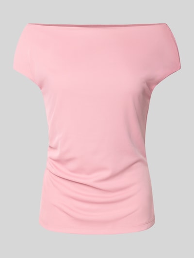 Lauren Ralph Lauren T-Shirt mit U-Boot-Ausschnitt Altrosa 2