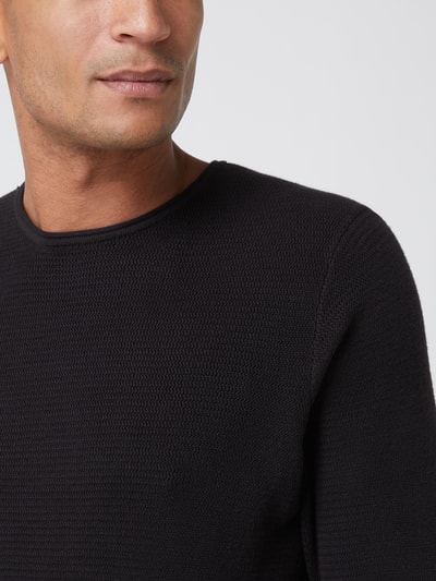 Tom Tailor Denim Pullover aus Baumwolle  Black 3