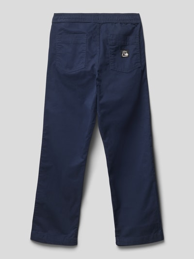 Quiksilver Straight Fit Stoffhose mit elastischem Bund Marine 3