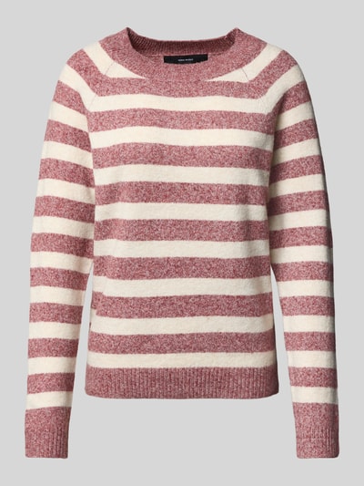 VERO MODA Regular fit pullover met ribboordjes, model 'DOFFY' Roestrood - 2