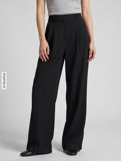 ONLY Regular Fit Weite Hose mit Viskose-Anteil Modell 'SONJA' Black 4