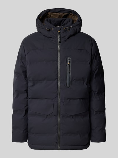 camel active Parka z kapturem i kieszeniami z patką model ‘TEXXXACTIVE’ Petrol 2