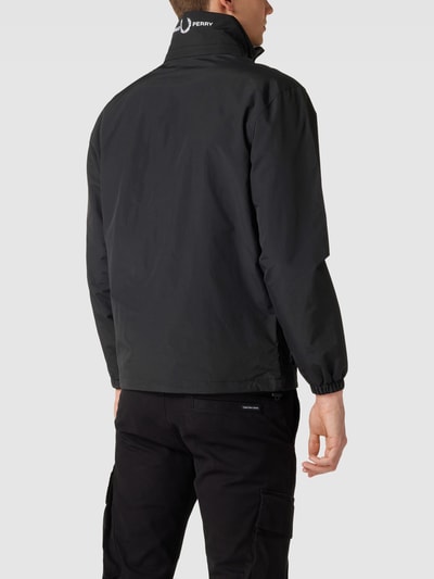 Fred Perry Jacke mit Label-Stitching Black 5