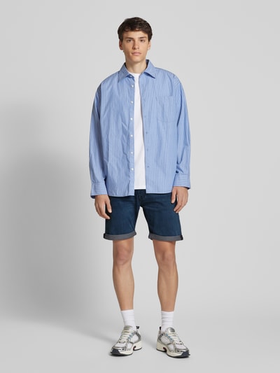 Jack & Jones Regular Fit Jeansshorts im 5-Pocket-Design Modell 'RICK' Dunkelblau 1