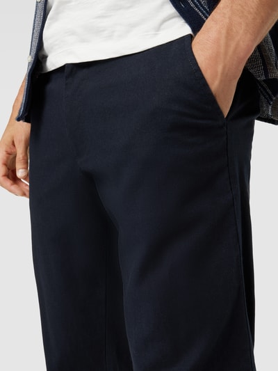 Christian Berg Men Chino mit französischen Eingrifftaschen Marineblau 3