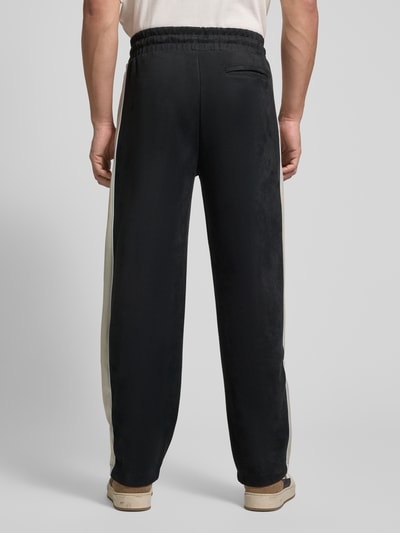 Guess Activewear Straight Leg Sweatpants mit elastischem Bund Modell 'DARIL' BLACK 5