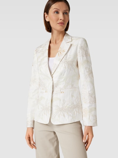 WHITE LABEL Blazer met all-over print Offwhite - 3