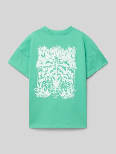 Garcia T-Shirt mit Motiv-Print Lagune 3