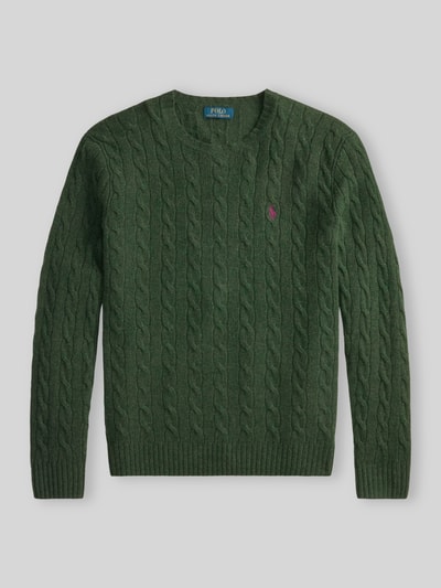 Polo Ralph Lauren Regular Fit Pullover aus Woll-Kaschmir-Mix Dunkelgruen 2