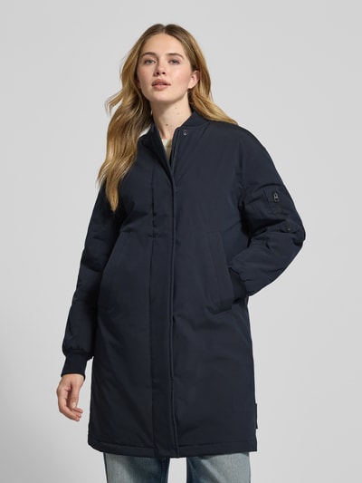 Marc O'Polo Regular fit parka met collegekraag Marineblauw - 4