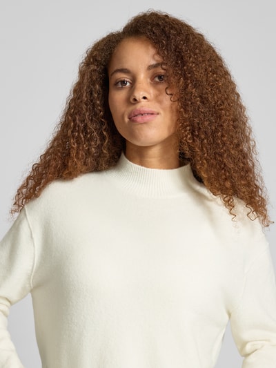 Marc O'Polo Denim Regular fit gebreide pullover van scheerwolmix  Offwhite - 3