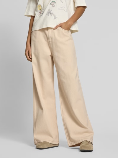 JAKE*S STUDIO WOMAN Jeans mit weitem Bein und Tunnelzug Offwhite 4