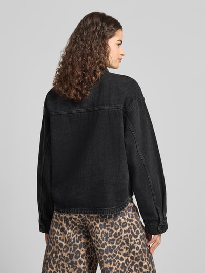NOISY MAY® Jeansjacke mit aufgesetzten Taschen Modell 'KETTIE' BLACK 5