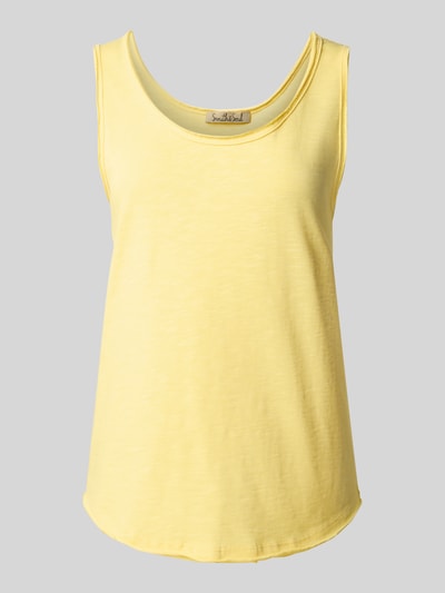 Smith and Soul Trägertop mit Rundhalsausschnitt Pastellgelb 2