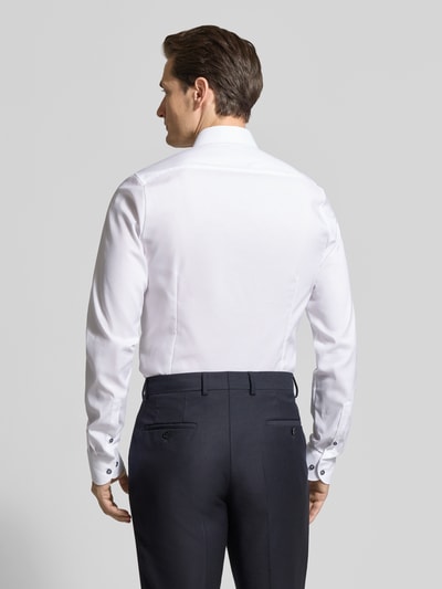 OLYMP Level 5 Body Fit Business-Hemd mit Kentkragen mit extra langem Arm Weiss 5