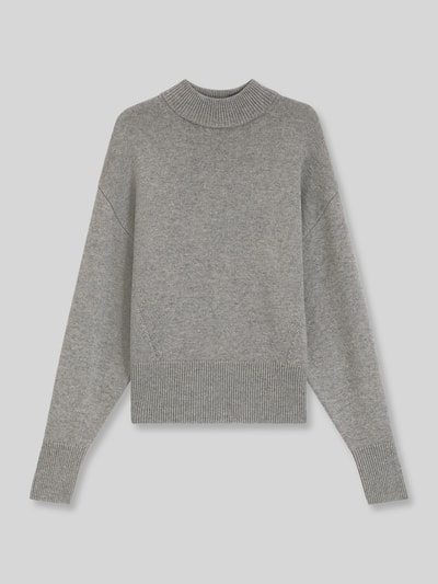 HUGO Loose Fit Pullover aus Woll-Mix Modell 'Sorellenio' Hellgrau 2