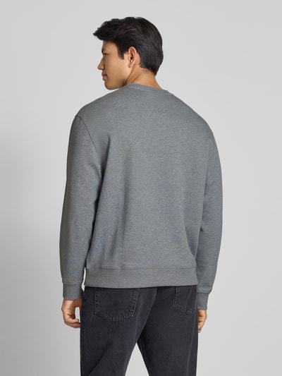 Calvin Klein Jeans Sweatshirt mit Label-Stitching Mittelgrau 5
