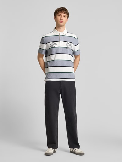 Tommy Jeans Regular Fit Poloshirt aus reiner Baumwolle Hellgrau 1