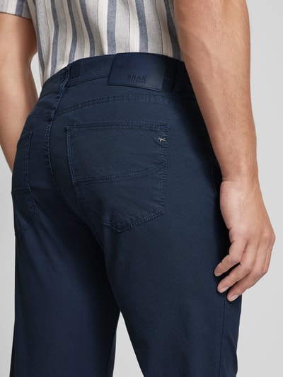 Brax Regular fit broek in 5-pocketmodel, model 'CADIZ' Blauw - 3