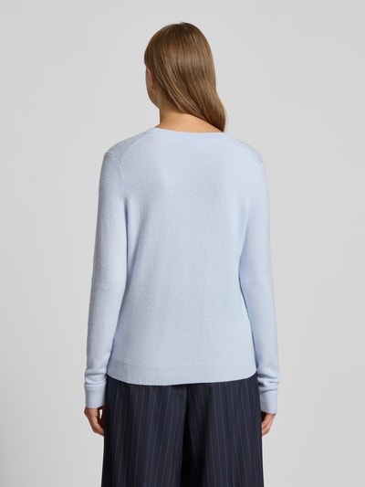 Christian Berg Woman Gebreide pullover met V-hals Lichtblauw - 5