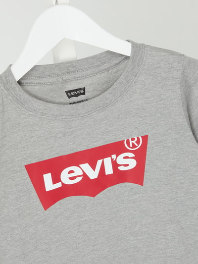 Levi’s® Kids T-Shirt mit Logo-Print  Hellgrau Melange 2