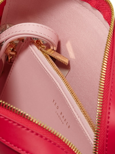 Ted Baker Crossbody Bag aus echtem Leder Fuchsia 5