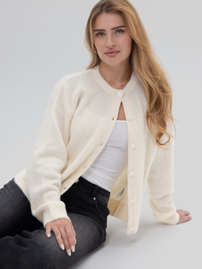REVIEW Regular Fit Cardigan mit Woll-Anteil - Anna von Klinski x REVIEW  Offwhite Melange 3
