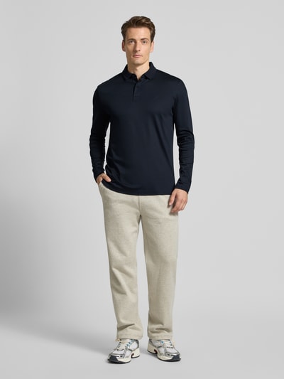 BOSS Green Regular fit poloshirt van puur katoen, model 'PIROL' Donkerblauw - 1