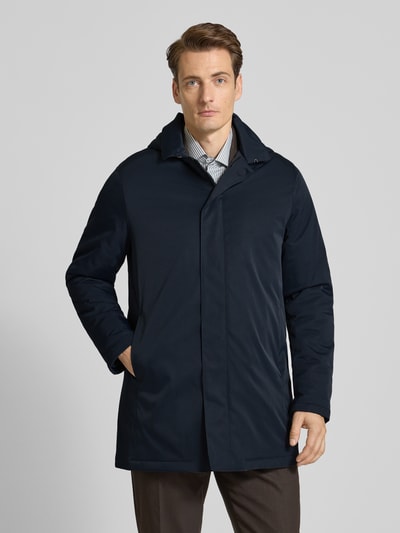 Profuomo Regenjack met blinde ritssluiting Marineblauw - 4