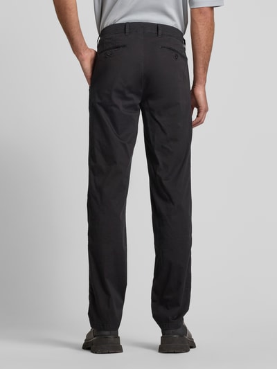 Brax Regular fit chino in 5-pocketmodel, model 'EVANS' Zwart - 5