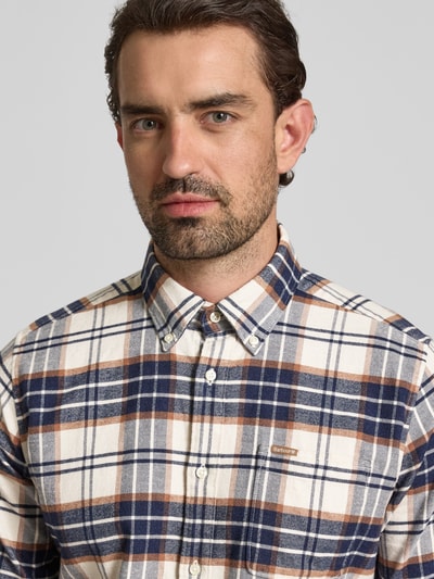 Barbour Tailored fit vrijetijdsoverhemd van puur katoen Ecru - 3