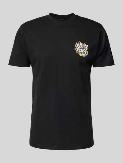 SANTA CRUZ T-Shirt mit Label-Print Black 2