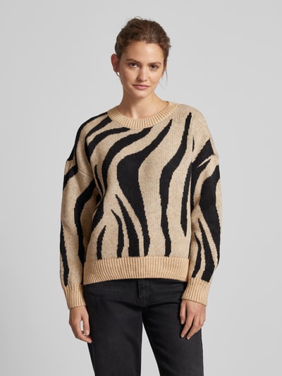 Only Pullover mit Rundhalsausschnitt Sand 4