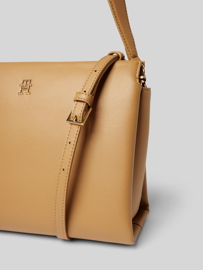Tommy Hilfiger Handtasche mit Logo-Applikation Beige 3