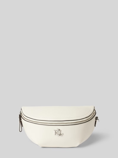 Lauren Ralph Lauren Bauchtasche aus Leder mit Label-Applikation Modell 'MARCY' Ecru 2