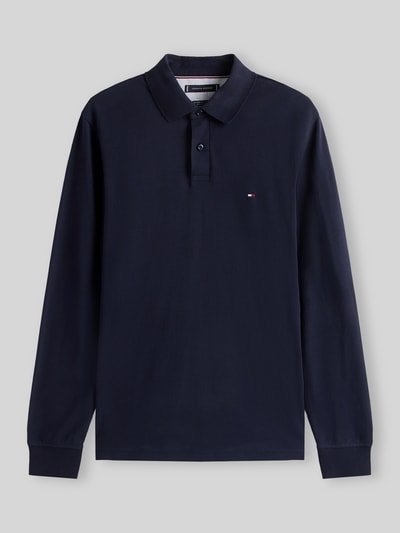 Tommy Hilfiger Regular Fit Poloshirt aus Baumwoll-Mix  Marine 2
