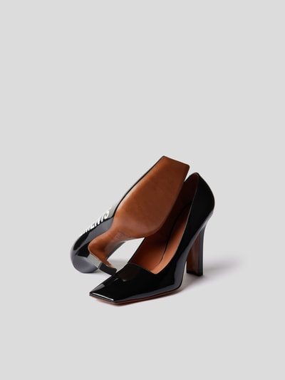 VETEMENTS Pumps mit Label-Print  Schwarz 5