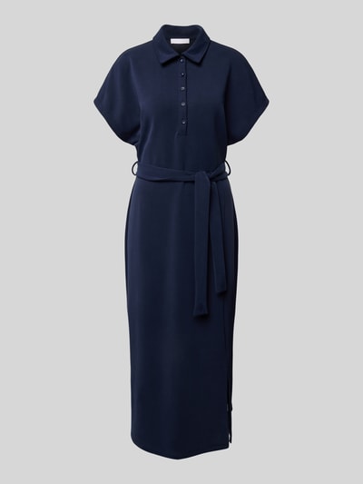 Rich & Royal Midi-jurk met strikceintuur Marineblauw - 2