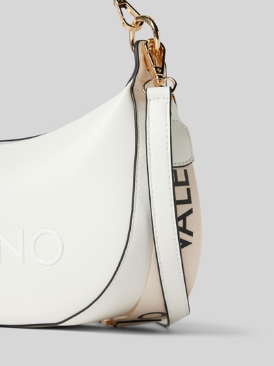 VALENTINO BAGS Torba hobo z napisem z logo model ‘PIGALLE’ Biały 2