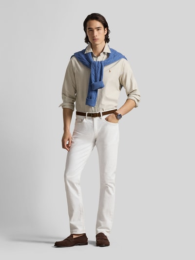 Polo Ralph Lauren Koszula casual o kroju relaxed fit z czystej bawełny Beżowy 1