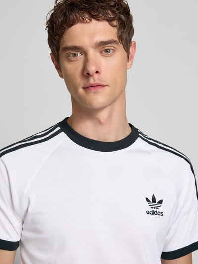 adidas Originals T-shirt met labelstitching Wit - 3