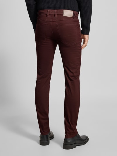 bugatti Modern Fit Hose im 5-Pocket-Design Bordeaux 5