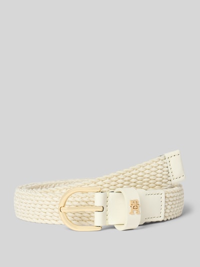 Tommy Hilfiger Riem in Vlechtlook Model 'ESSENTIAL EFFORTLESS 2.5' Offwhite - 1