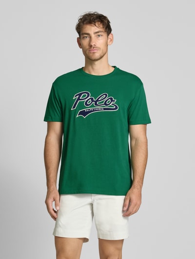 Polo Ralph Lauren T-Shirt mit Label-Badge Gruen 4