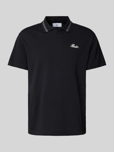 Balr. Poloshirt mit Label-Stitching Black 1