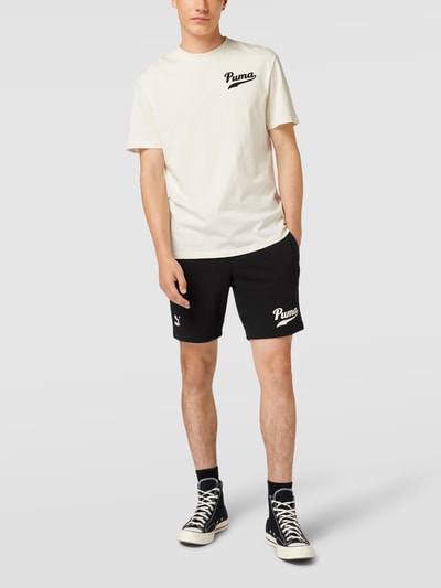 PUMA PERFORMANCE T-Shirt mit Label-Print Sand 1