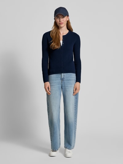 Christian Berg Woman Kardigan z dzianiny z fakturowanym wzorem Ciemnoniebieski 1