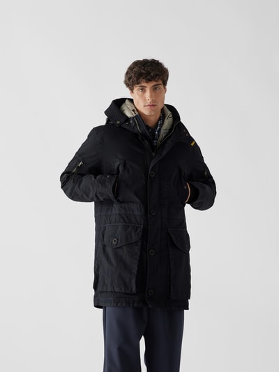 Parajumpers Daunenjacke mit Kapuze Schwarz 4