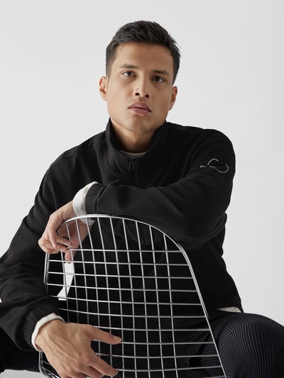 Helmut Lang Troyer mit Label-Print Schwarz 3