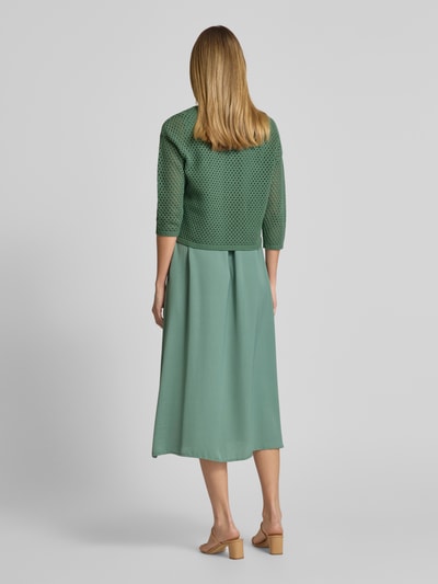 ROBE LÉGÈRE Midi-jurk met gaatjesmotief Lindegroen - 5